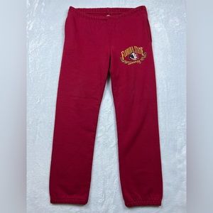 Vintage 1990s Florida State Seminoles Nutmeg Mills Sweatpants Small